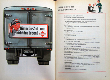 Gasolin Tips "Autofibel fuer Rast und Reise" Gasstation-Handbook 1963 (10441)